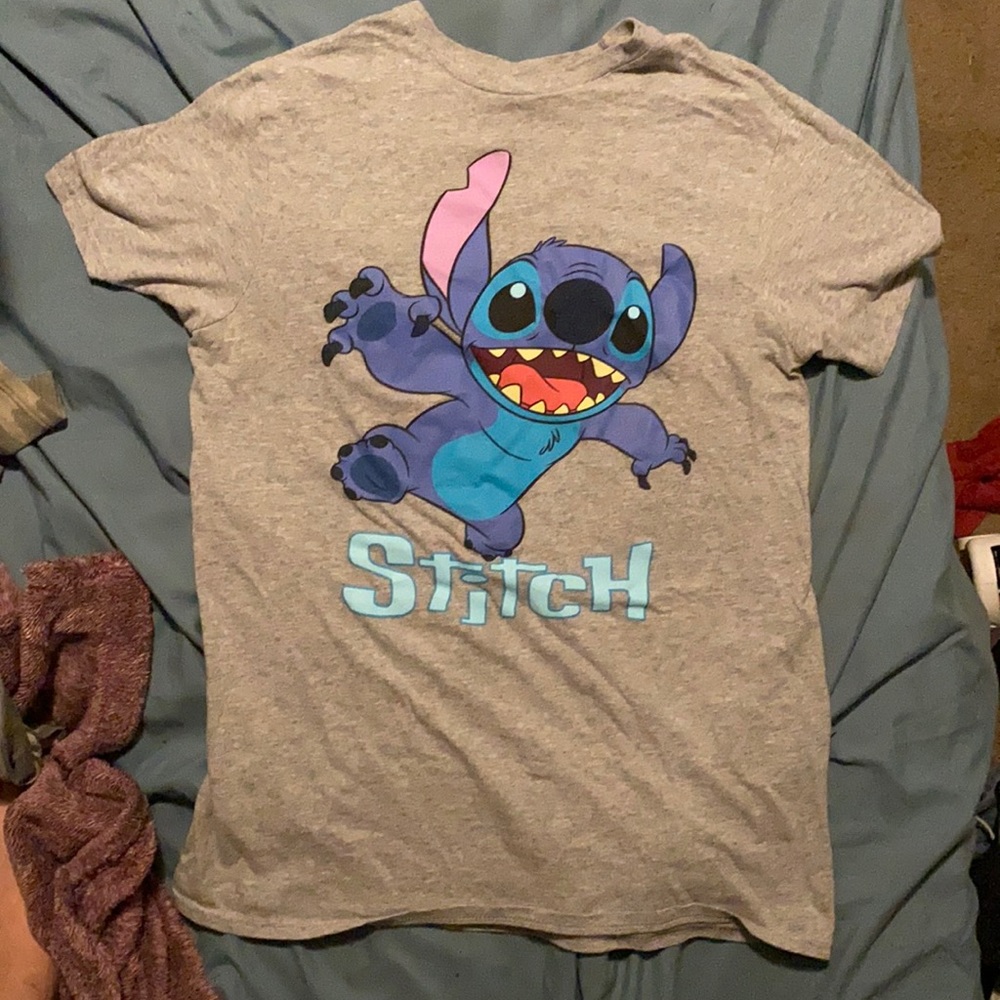 lilo and stitch grey shirt